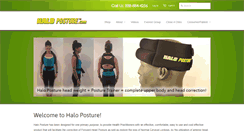 Desktop Screenshot of haloposture.com